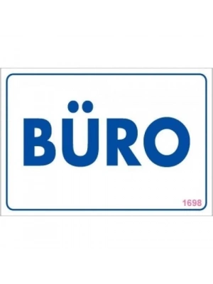® Büro Uyarı Levhası 17,5x25 KOD:1698