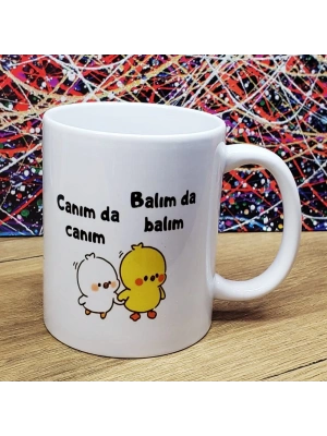 ÇOK SATAN Canım Da Canım Balım Da Balım Tasarımlı Kupa Bardak