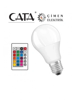 ÇOK SATAN CATA CT 4058 9W Led Ampul RGB Kumandalı