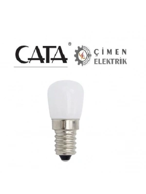 ÇOK SATAN CATA CT 4261 2W Buz Dolabı Led Ampul 6400K Beyaz Işık E14 Duy