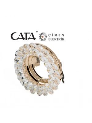 ÇOK SATAN CATA CT 6596 Papatya Kristal Cam Spot Kasası