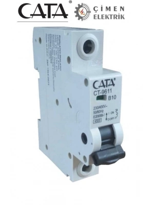 ÇOK SATAN CATA CT 9611 1X10A B 4.5Ka Tipi Otomatik Sigorta
