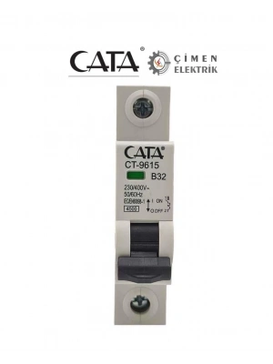 ÇOK SATAN CATA CT 9615 1X32A 4.5Ka B Tipi Otomatik Sigorta
