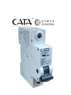 ÇOK SATAN CATA CT 9617 1X63A 4.5Ka B Tipi Otomatik Sigorta