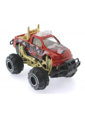 ÇOK SATAN Çek Bırak Mini Off Road Kırmızı Polis Aracı