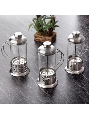 ÇOK SATAN Çelik Kulplu Cam French Press - 350 ml