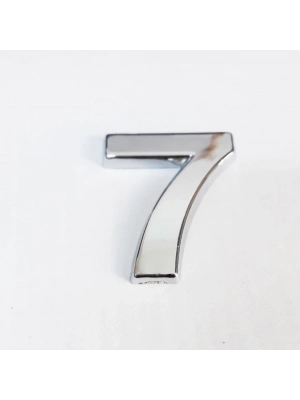 ® Cemax 7 Rakamı 3,75 cm Krom Yapışkanlı