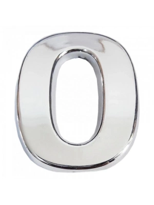 ® Cemax Krom Yapışkanlı 0 Rakamı 5 cm