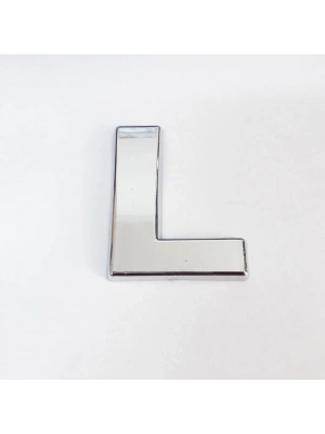 ® Cemax L Harfi  3,75 cm Krom Yapışkanlı