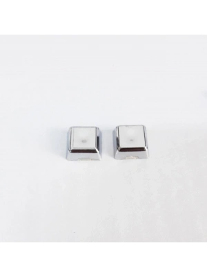 ® Cemax Nokta İşareti 3,75 cm Krom Yapışkanlı