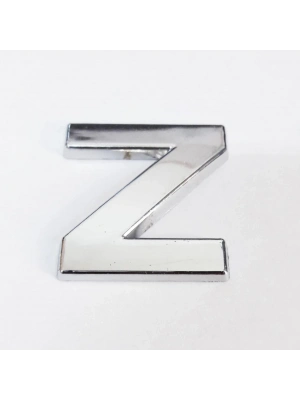 ® Cemax Z Harfi  3,75 cm Krom Yapışkanlı