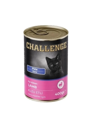 ÇOK SATAN Challenge Pate Kuzu Etli Yavru Konserve Kedi Maması 400 Gr