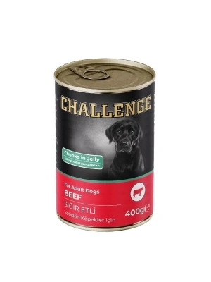 ÇOK SATAN Challenge Sığır Etli Yetişkin Konserve Köpek Maması 400 Gr