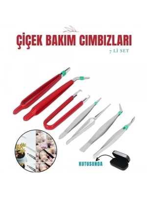 ÇOK SATAN Çiçek Bakım Kutulu Cımbız Seti