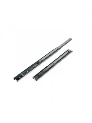 ® Çift Açılım 45 mm Teleskopik Bilyeli Çekmece Rayı 35 Cm