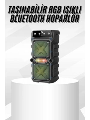 ÇOK SATAN Çift Çıkışlı Güçlü Bataryalı Kablosuz Yüksek Ses Kaliteli Bluetooth Hoparlör