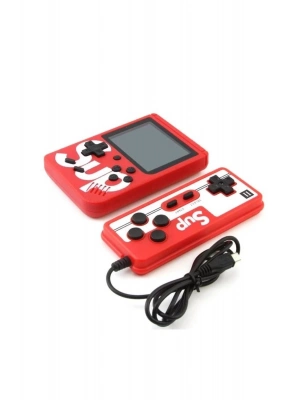 ÇOK SATAN Çift Kol 400 Nostalji Oyunlu Mini Atari Kırmızı Oyun Konsolu