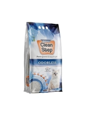 ÇOK SATAN Clean Step Odorless Aktif Karbonlu Kokusuz İnce Taneli Topaklanan Bentonit Kedi Kumu 10 Lt
