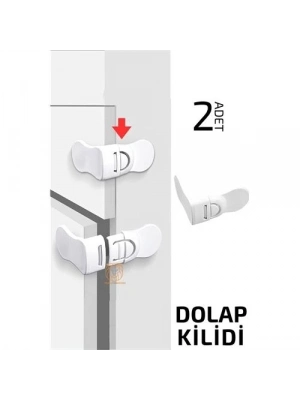 ÇOK SATAN Çocuklara Dolap Güvenlik Kilidi 2 ADET