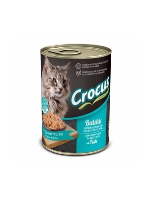 ÇOK SATAN Crocus Balıklı Yetişkin Kedi Yaş Maması 400 Gr