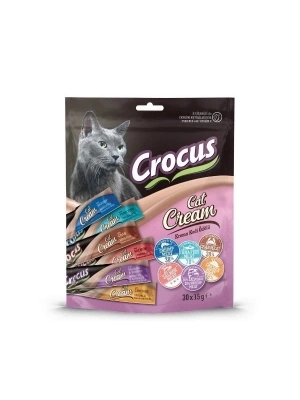 ÇOK SATAN Crocus Multipack Karışık Lezzet Sıvı Kedi Ödül Maması 15 Gr 30 Adet