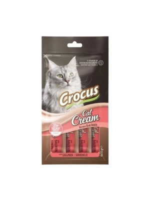 ÇOK SATAN Crocus Somonlu Sıvı Kedi Ödül Maması 15 Gr 4 Adet