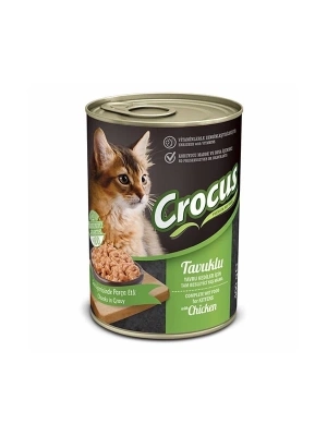 ÇOK SATAN Crocus Tavuklu Yavru Kedi Yaş Maması 400 Gr