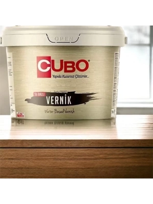 ® Cubo Su Bazlı Parlak Vernik Şeffaf 2,5 Litre