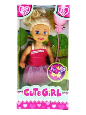 ÇOK SATAN Cute Girl Pembe Balonlu Sarışın Mini Bebek