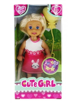 ÇOK SATAN Cute Girl Sarı Balonlu Sarışın Mini Bebek
