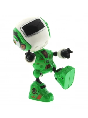 ÇOK SATAN Dekoratif Sesli Işıklı Mini Sevimli Yeşil Robot