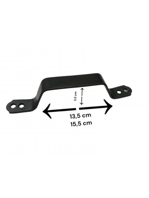 ® Demir Doğrama Kulp Siyah Kaplama