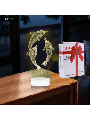 ÇOK SATAN Dempower Yunus Şekilli Gece Lambası
