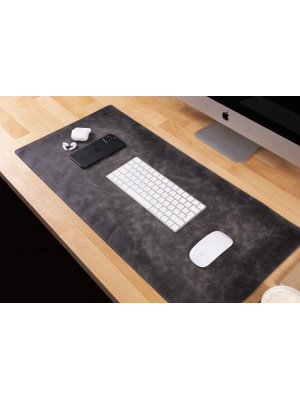 ÇOK SATAN Deri Masa Matı 80*37cm VS4EF Gri