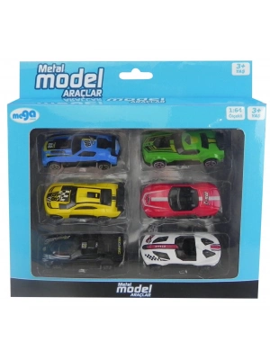 ÇOK SATAN Die cast 6Lı Metal Model Araçlar