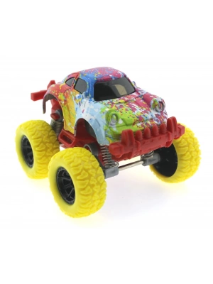 ÇOK SATAN Die Cast Batik Desenli Sarı Teker Araba