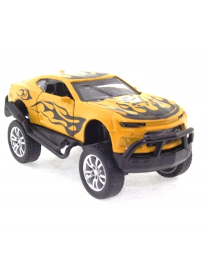 ÇOK SATAN Die Cast Çek Bırak Sarı Arazi Aracı