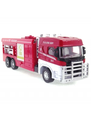 ÇOK SATAN Die Cast Model Çek Bırak Merdivenli İtfaiye Kamyonu