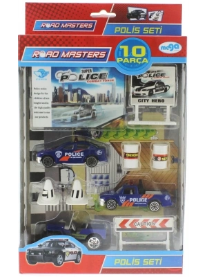 ÇOK SATAN Die cast Polis Seti 10 Parça