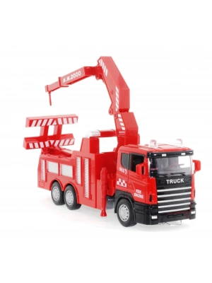 ÇOK SATAN Die Cast Sürtmeli Vinçli Kurtarıcı İtfaiye Aracı