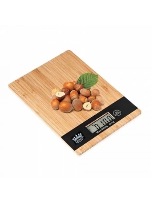 ÇOK SATAN Dijital Lcd Mutfak Tartısı Terazisi 5kg Bambu Desenli
