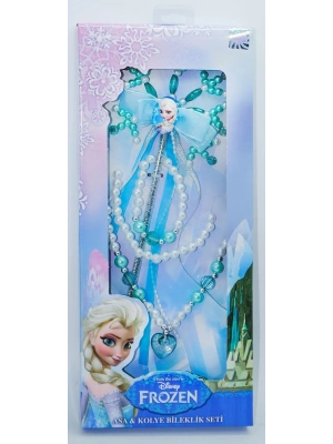 ÇOK SATAN Disney Frozen Elsa Asa-Kolye-Bileklik Seti