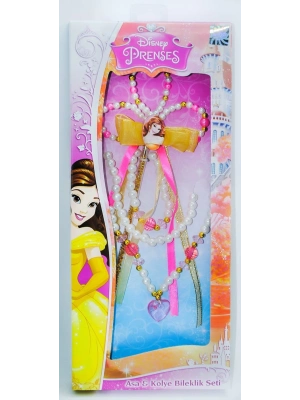 ÇOK SATAN Disney Prenses Belle Asa-Kolye-Bileklik Seti