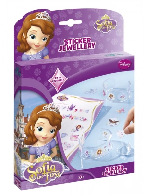ÇOK SATAN Disney Prenses Sofia Çıkartmalı Takı Seti