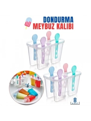 ÇOK SATAN Dondurma Meybuz Kalıbı 8 Adet Bovezzo Design