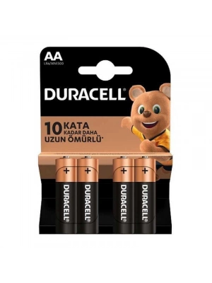 ® Duracell Alkalin Pil AA 4 lü Paket