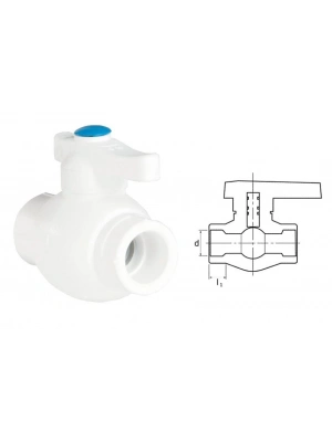 ® Ege Yıldız PPRC 40 mm Küresel Vana Gri