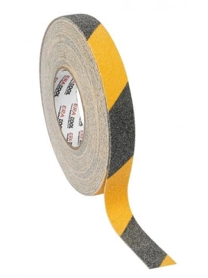 ® Era 12293 Sarı Siyah Kaydırmaz Bant 25 mm 15 Metre