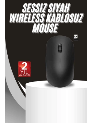 ÇOK SATAN Ergonomik Tasarım Kablosuz Siyah Mouse Hassas Uzun Ömürlü