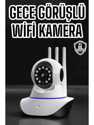 ÇOK SATAN Ev Kamerası Wifi Kamerası Video Kayıt Çift Yönlü Hareket Sensörü Bebek